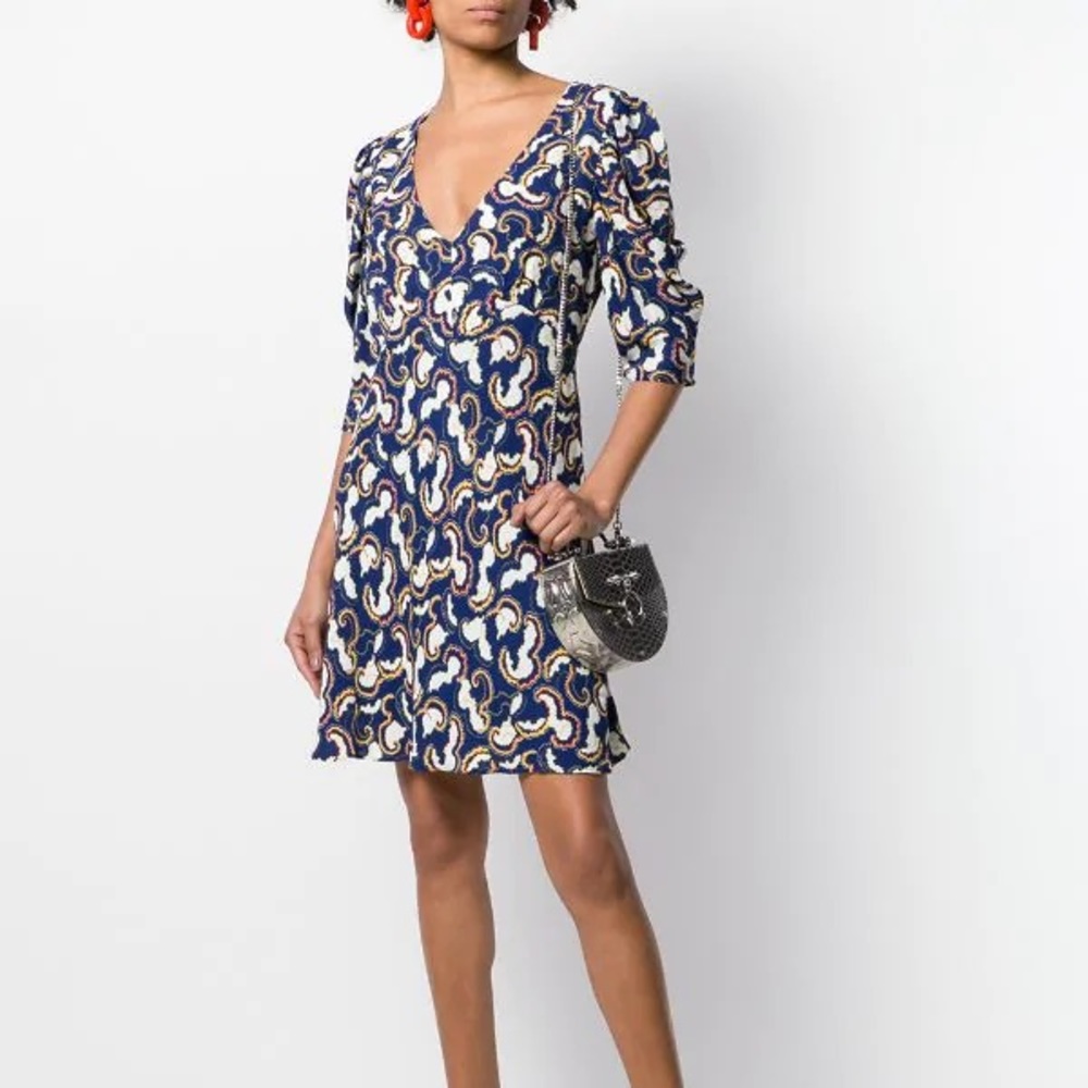 NEW Saloni Abstract Print Dress 2